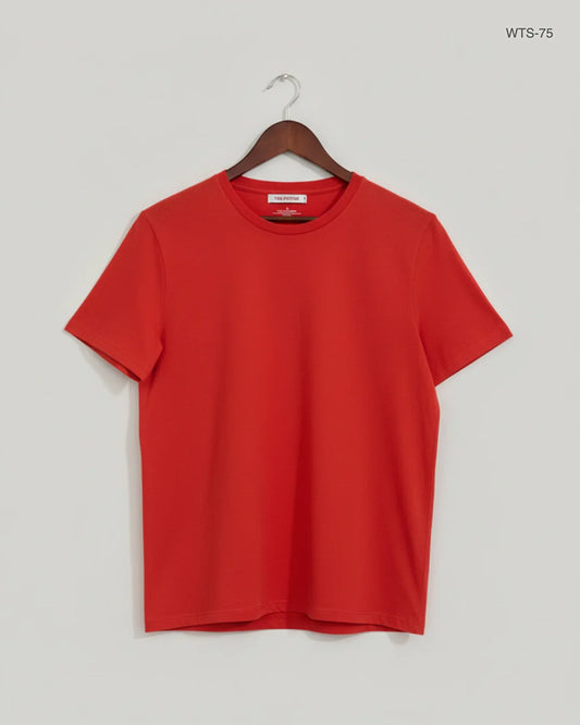 Preloved Premium Womens Tshirts by The Fitted, Orange Cotton for Women - OTS Thrift Shop Peshawar Pakistan