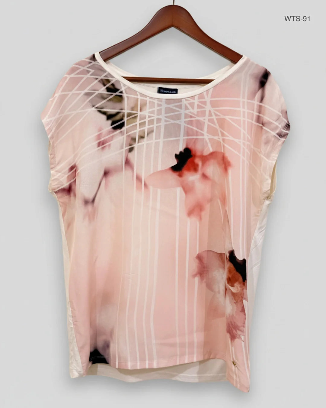 TERRE BLEUE Teapink Womens Tshirts (WTS-91)