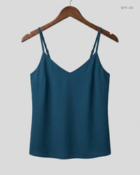 MONSOON (WTT-101) Blue Womens Tank Top