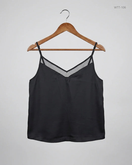 Preloved Premium Womens Tank Top by Primark, Black Polyester for Womens - OTS Thrift Shop Lahore Pakistan