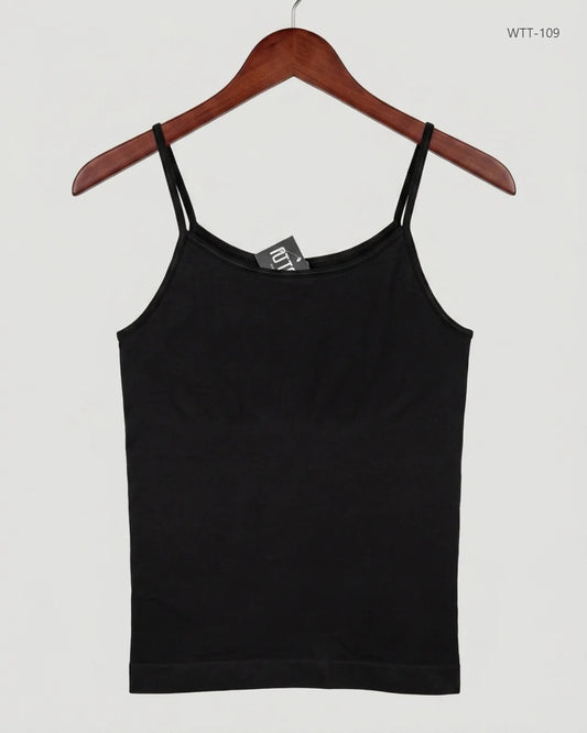 UK Imported secondhand Womens Tank Top - DUNNES brand, Black Polyester, Premium condition, for Womens - Online Thrift Store Lahore Pakistan