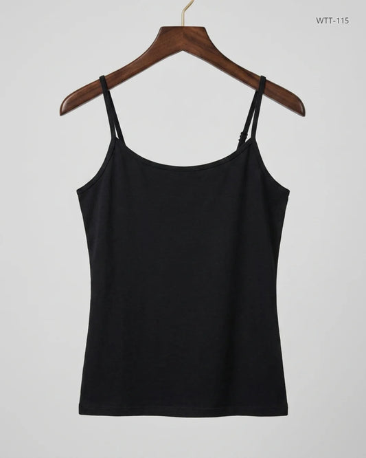 UK Imported secondhand Womens Tank Top - Atmosphere brand, Black Cotton, Premium condition, for Womens - Online Thrift Store Lahore Pakistan