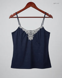 H&M (WTT-117) Blue Womens Tank Top