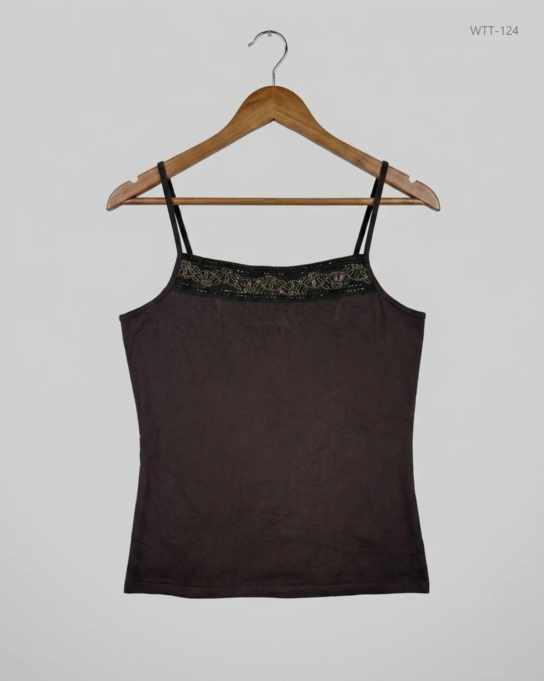 YESSICA (WTT-124) Brown Womens Tank Top