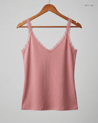 WOMEN SECRET (WTT-143) Pink Womens Tank Top