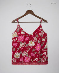 SECRET POSSESSIONS (WTT-147) Red Womens Tank Top