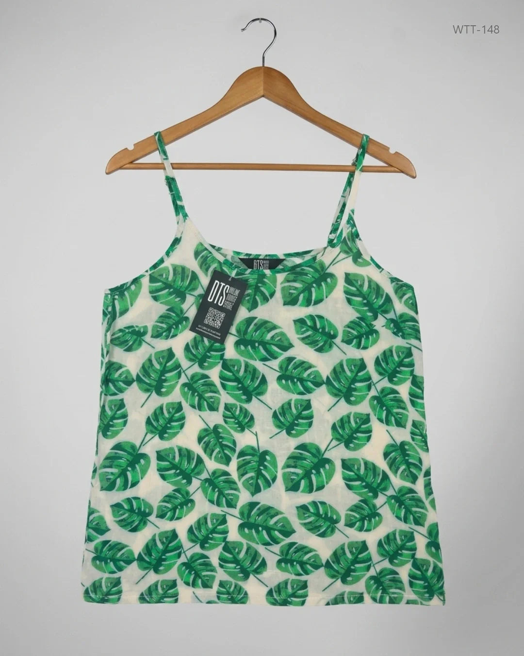 Womens Tank Top | VERO MODA | Preloved Branded | Green Cotton | Premium | OTS Thrift Store Karachi Pakistan