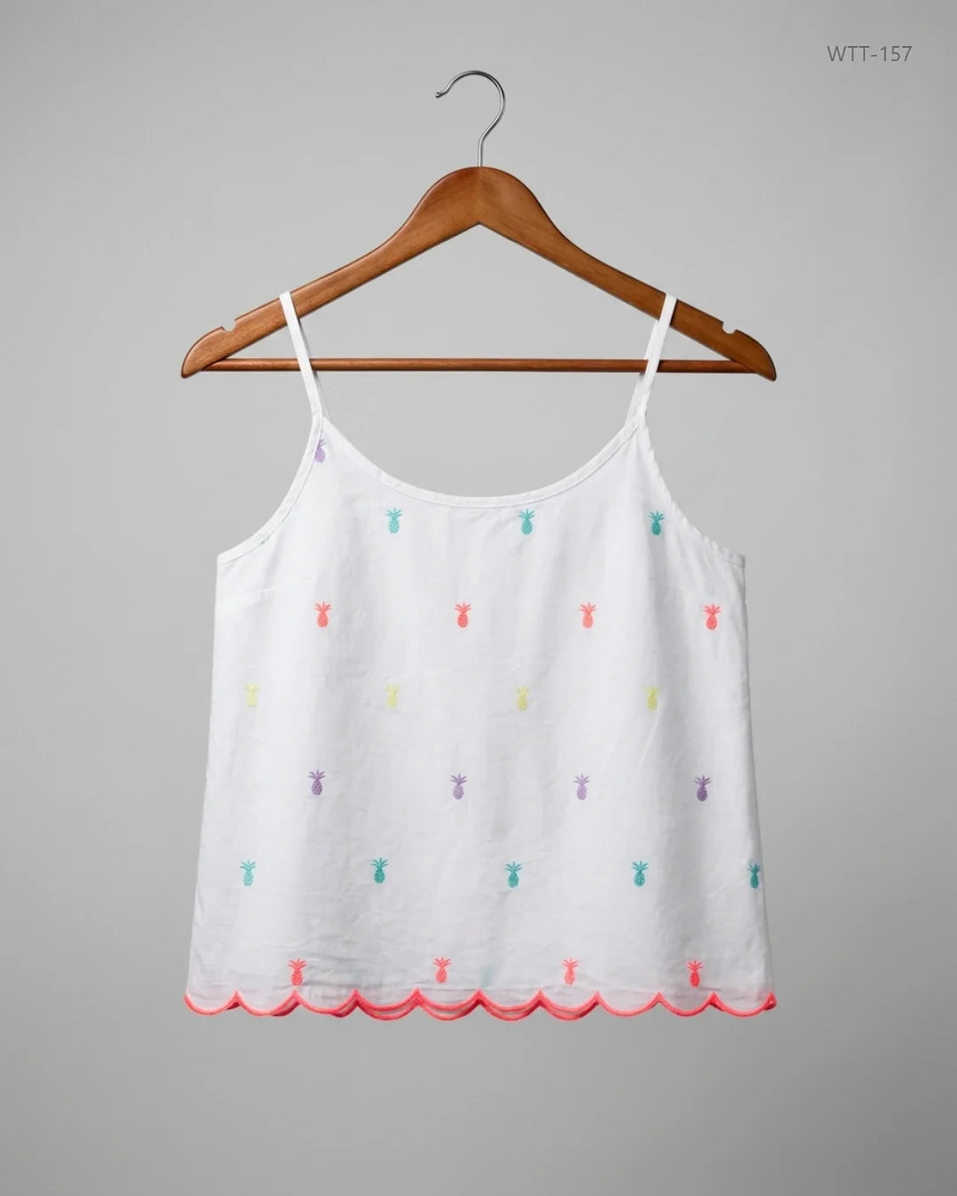 Womens Tank Top | F&F | Preloved Branded | White Cotton | Premium | OTS Thrift Store Lahore Pakistan