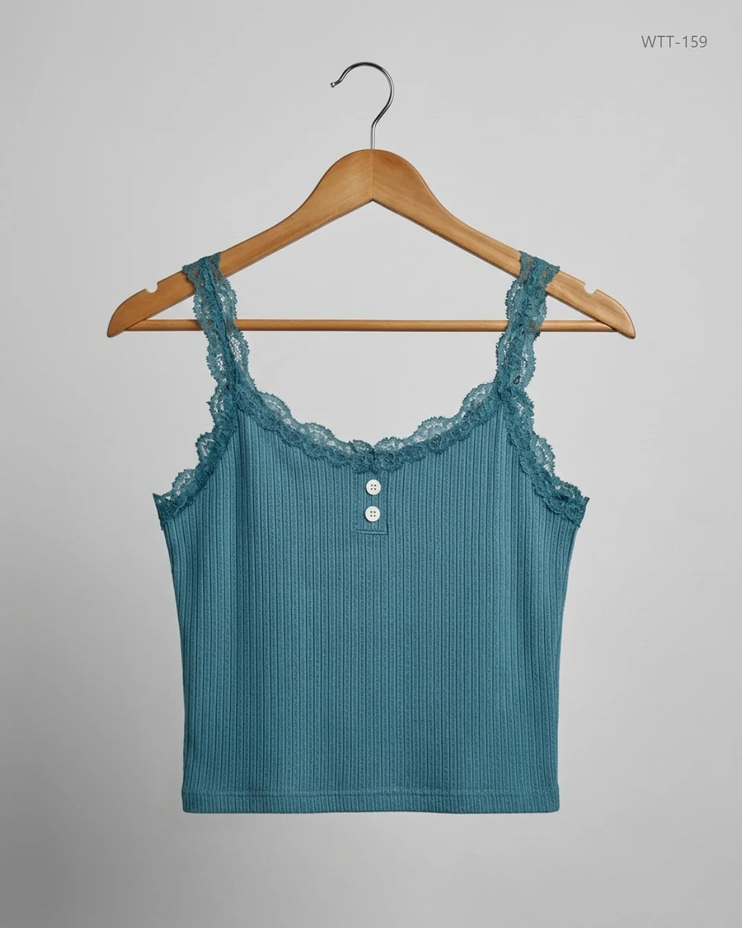 Premium Condition Womens Tank Top | Preloved CUT LABEL | Teal Polyester | Thrift Shop for Womens Karachi Pakistan | OTS