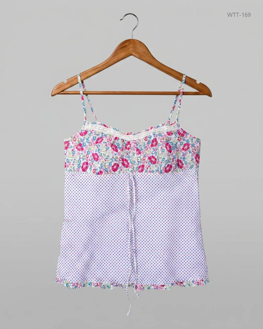 Womens Tank Top | Unknown | Preloved Branded | Pink Cotton | Premium | OTS Thrift Store Lahore Pakistan