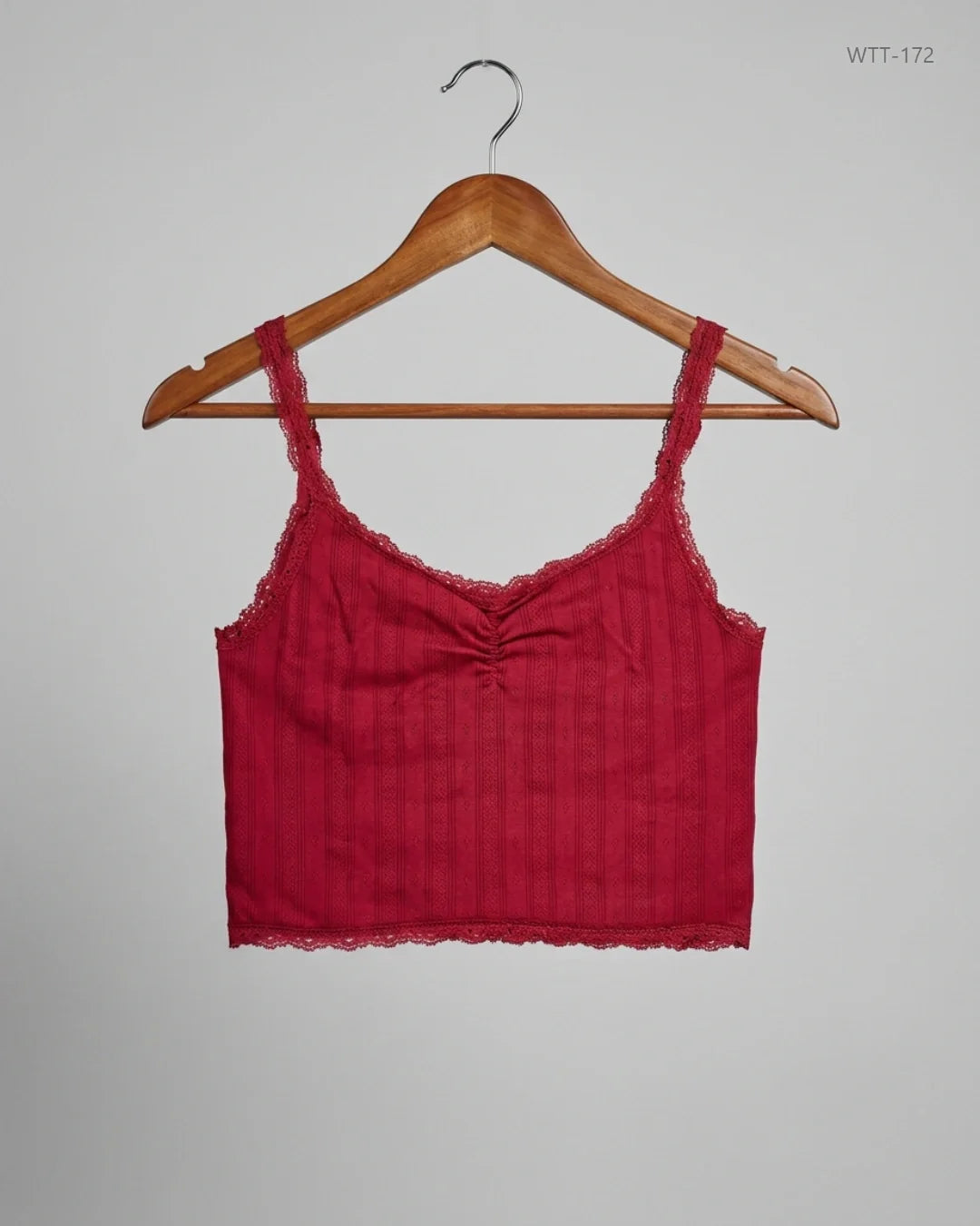 Shop Premium Womens Tank Top by Primark | Preloved Branded Clothes | Maroon Polyester | Womens | OTS Thrift Store Lahore Pakistan