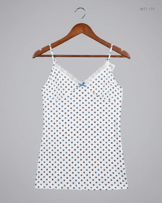 Womens Tank Top | Marks & Spencer | Preloved Branded | White Viscose | Premium | OTS Thrift Store Karachi Pakistan