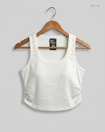 Secondhand Branded Womens Tank Top by Shein, White Polyester fabric, Premium condition, for Womens - Online Thrift Shop Lahore Pakistan