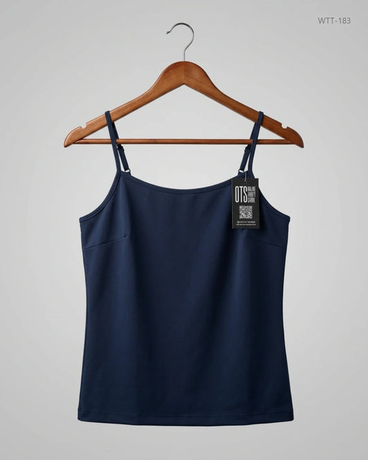 Womens Tank Top | Bonmarché | Preloved Branded | Blue Polyester | Premium | OTS Thrift Store Lahore Pakistan