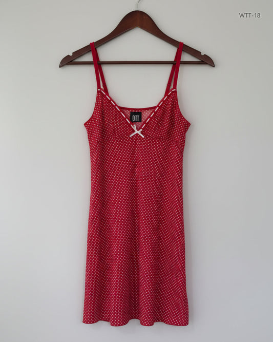 Preloved Premium Womens Tank Top by Jolinesse, Red Polyester for Womens - OTS Thrift Shop Peshawar Pakistan