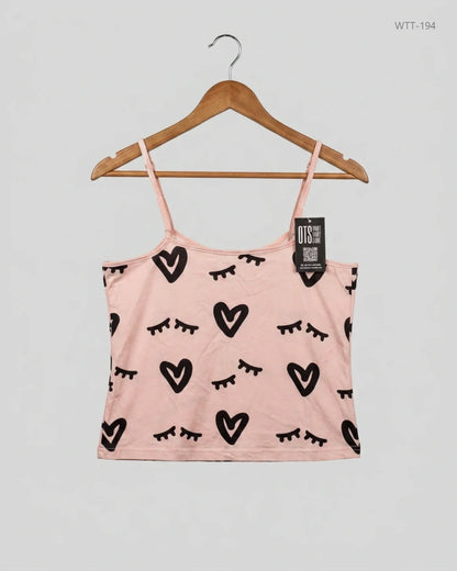UK Imported secondhand Womens Tank Top - Unknown brand, Peach Polyester, Excellent condition, for Womens - Online Thrift Store Lahore Pakistan