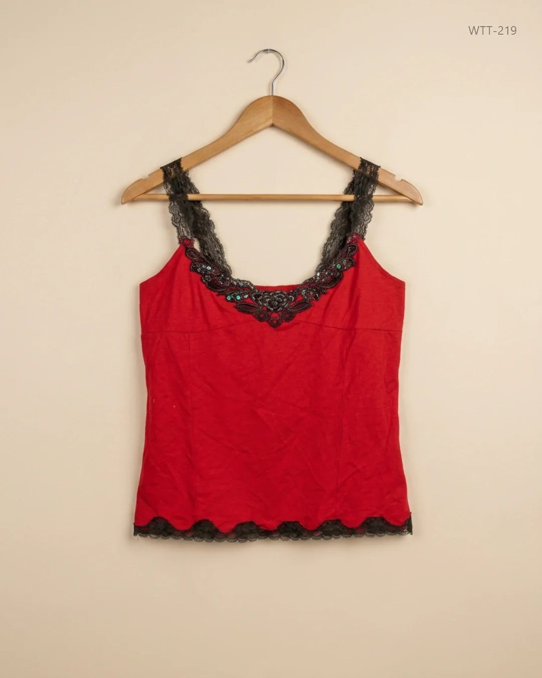 GAMINERIE (WTT-219) Red Womens Tank Top