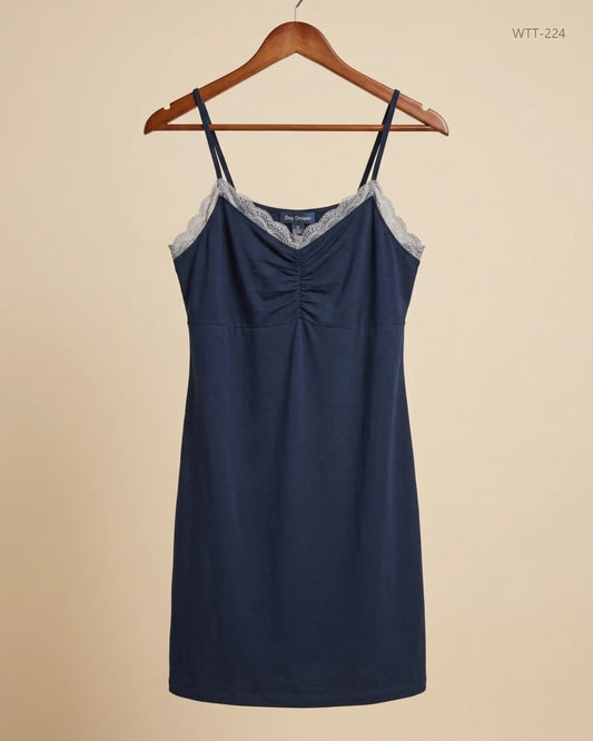 Preloved Premium Womens Tank Top by Day Dream, Navy Blue Polyester for Womens - OTS Thrift Shop Islamabad Pakistan