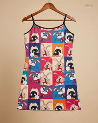 CUT LABEL (WTT-226) Multi Color Womens Tank Top