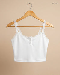 SHEIN (WTT-228) White Womens Tank Top