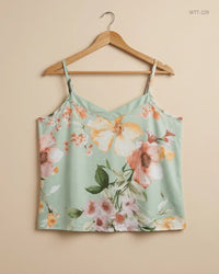 PRIMARK (WTT-229) Lime Green Womens Tank Top