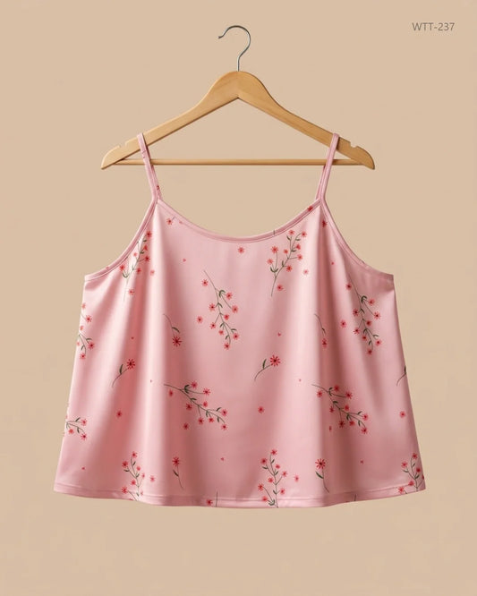 Preloved Premium Womens Tank Top by CUT LABEL, Pink Polyester for Womens - OTS Thrift Shop Peshawar Pakistan