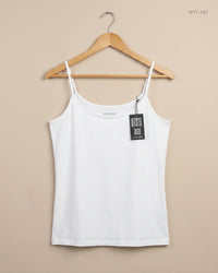 GEORGE (WTT-243) White Womens Tank Top
