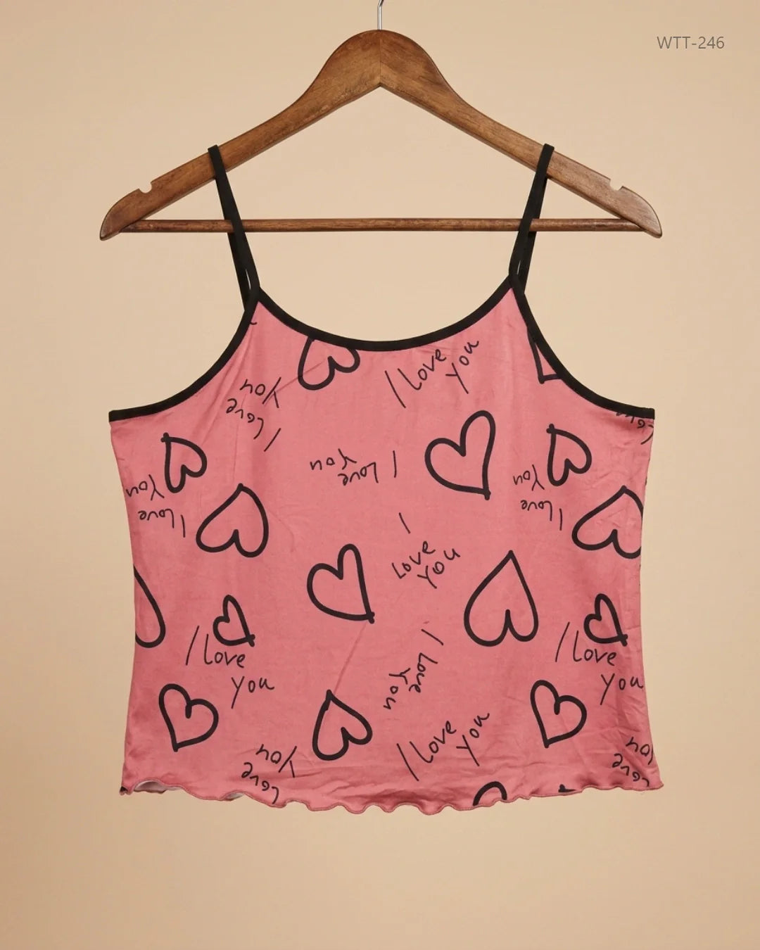 CUT LABEL (WTT-246) Maroon Womens Tank Top