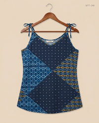 GEORGE (WTT-248) Blue Womens Tank Top