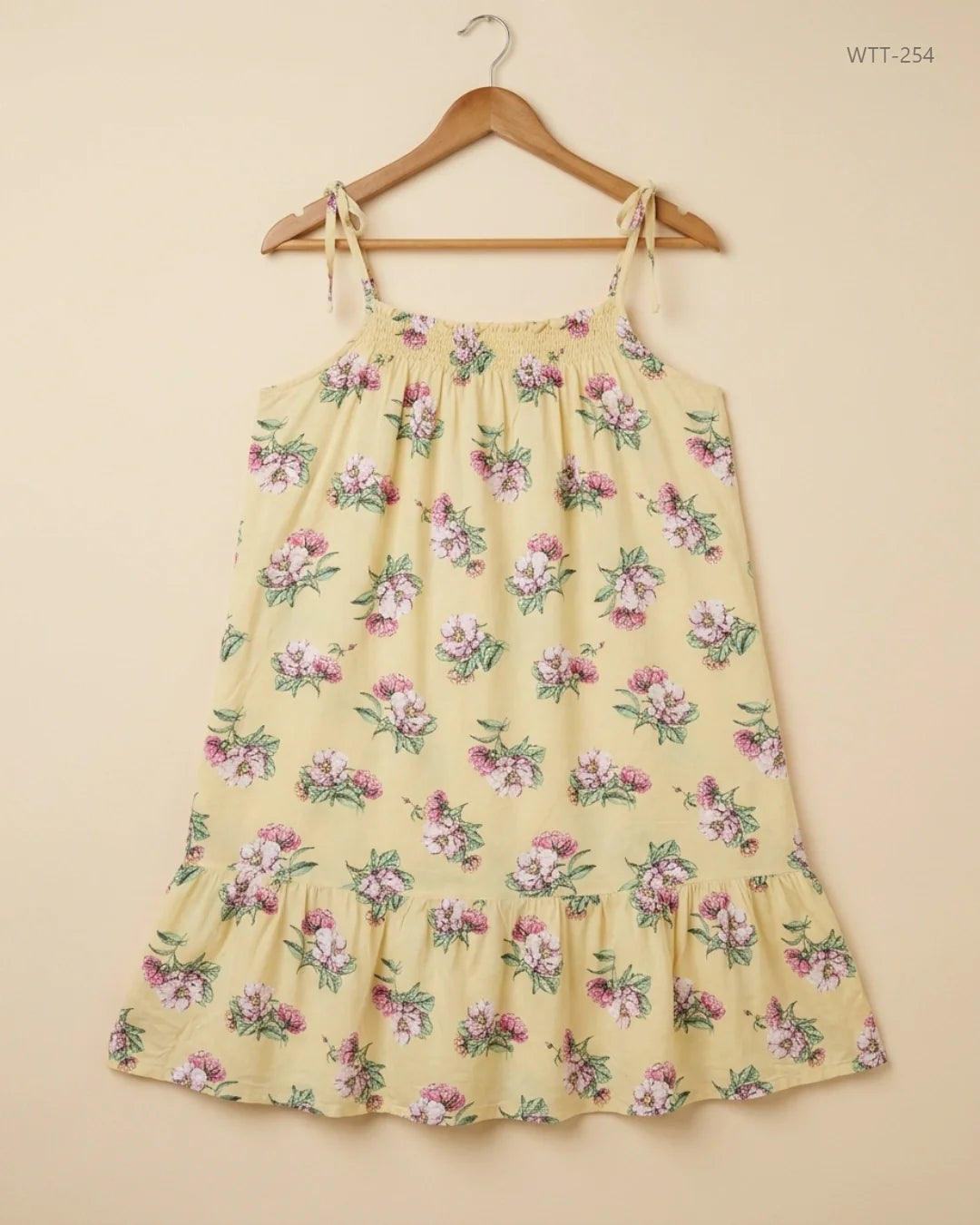 DAY DREAM (WTT-254) Yellow Womens Tank Top