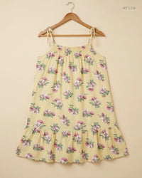 DAY DREAM (WTT-254) Yellow Womens Tank Top