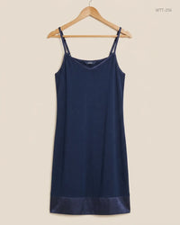 MARKS & SPENCER (WTT-256) Navy Blue Womens Tank Top