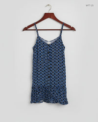 PRIMARK Navy Blue Women's Tank Top (WTT-25)