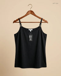 PER UNA (WTT-263) Black Womens Tank Top