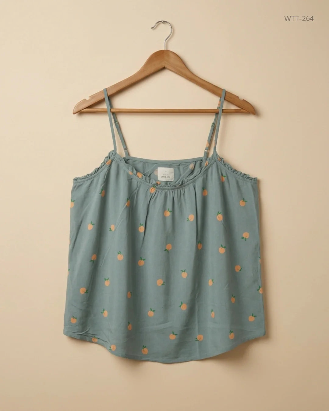 TIME TO DREAM (WTT-264) Olive Green Womens Tank Top