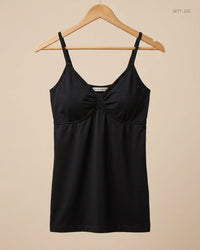 THE BODY BUMP (WTT-265) Black Womens Tank Top