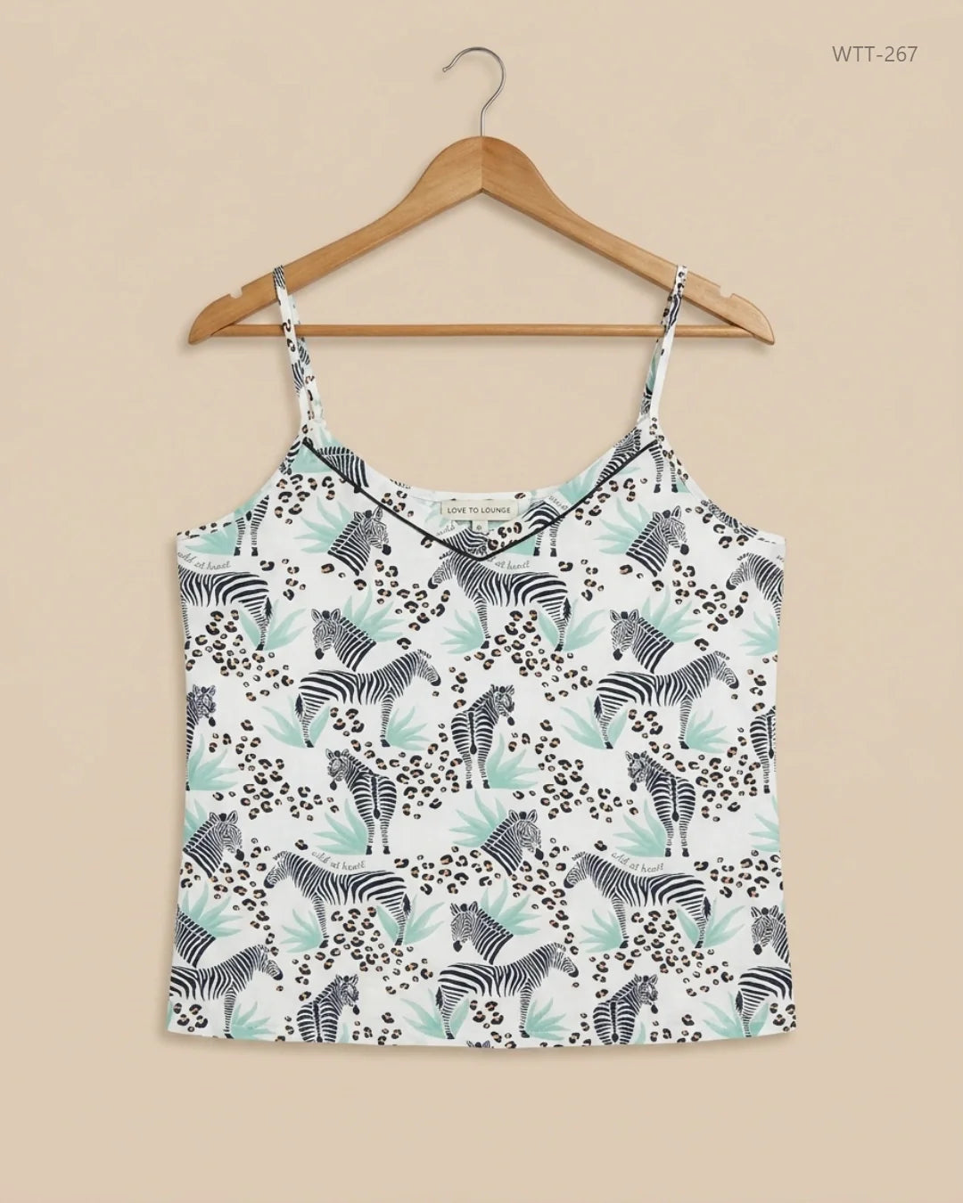 Secondhand Branded Womens Tank Top by LOVE TO LOUNGE, Multi Viscose fabric, Premium condition, for Womens - Online Thrift Shop Karachi Pakistan