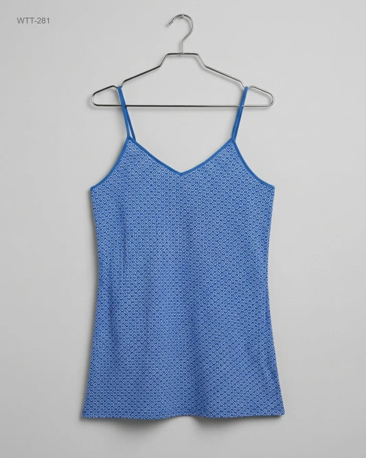 Secondhand Branded Womens Tank Top by Primark, Blue Polyester fabric, Premium condition, for Womens - Online Thrift Shop Lahore Pakistan