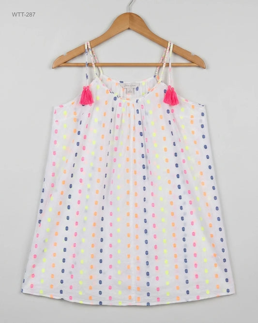 UK Imported secondhand Womens Tank Top - George brand, White Cotton, Premium condition, for Womens - Online Thrift Store Lahore Pakistan