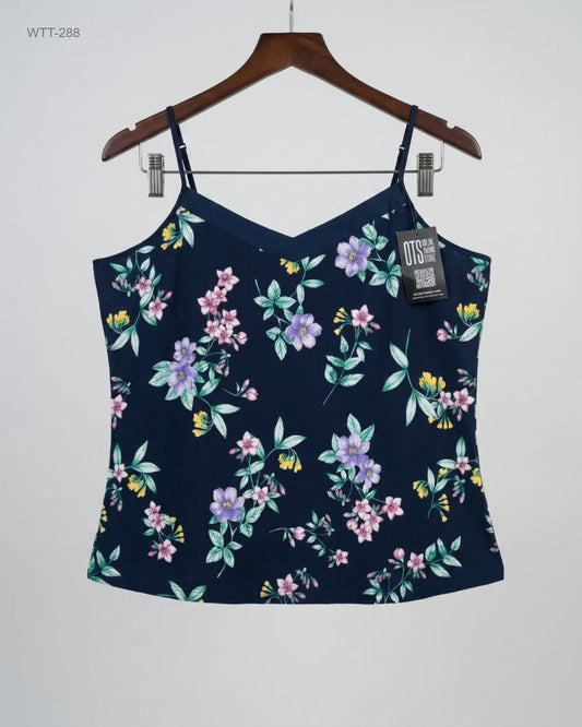 Secondhand Branded Womens Tank Top by Primark, Blue Polyester fabric, Premium condition, for Womens - Online Thrift Shop Islamabad Pakistan