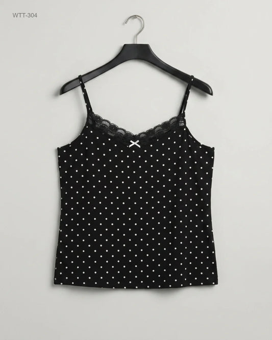 Shop Premium Womens Tank Top by George | Preloved Branded Clothes | Black Viscose | Womens | OTS Thrift Store Karachi Pakistan