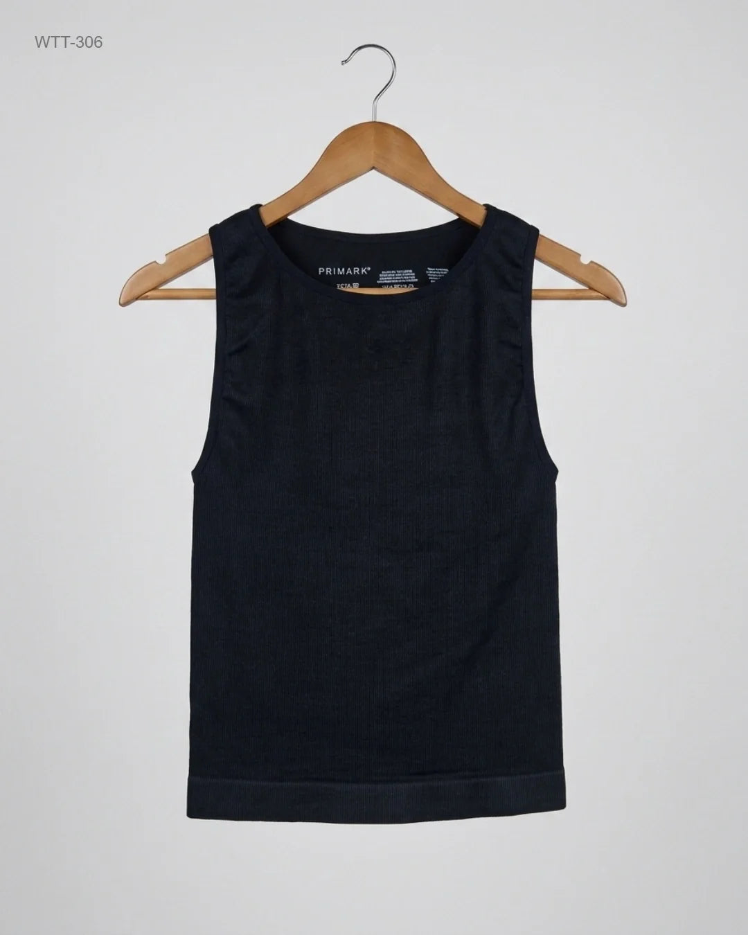 Shop Premium Womens Tank Top by Primark | Preloved Branded Clothes | Black Nylon | Womens | OTS Thrift Store Lahore Pakistan