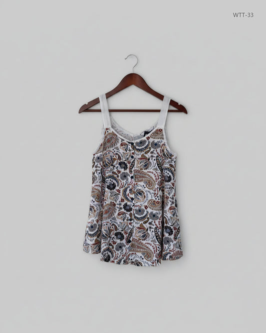 Womens Tank Top | Next | Preloved Branded | Multi Polyester | Premium | OTS Thrift Store Lahore Pakistan