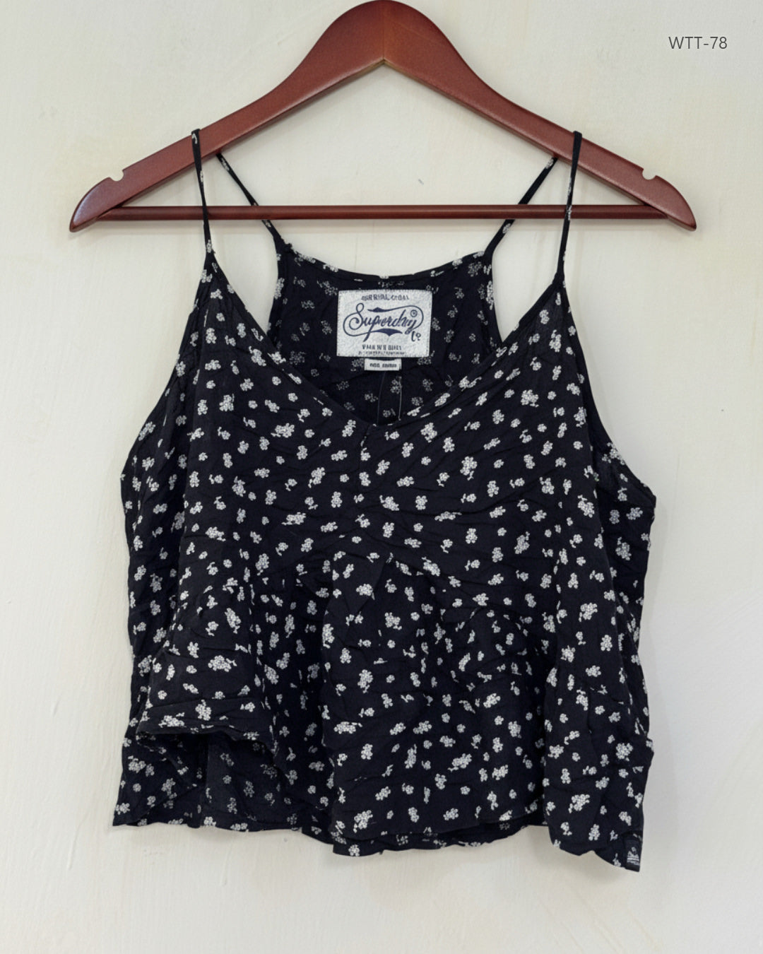 SUPERDRY Black Women's Tank Top (WTT-78)