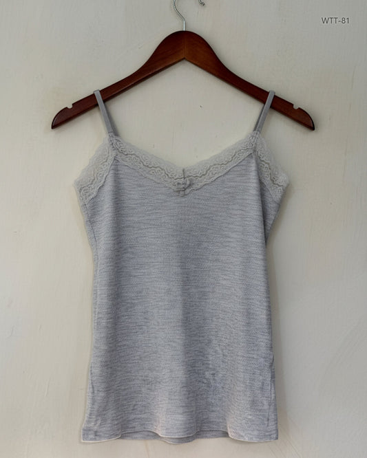 Premium Condition Womens Tank Top | Preloved ZEEMAN | Grey Cotton | Thrift Shop for Womens Lahore Pakistan | OTS