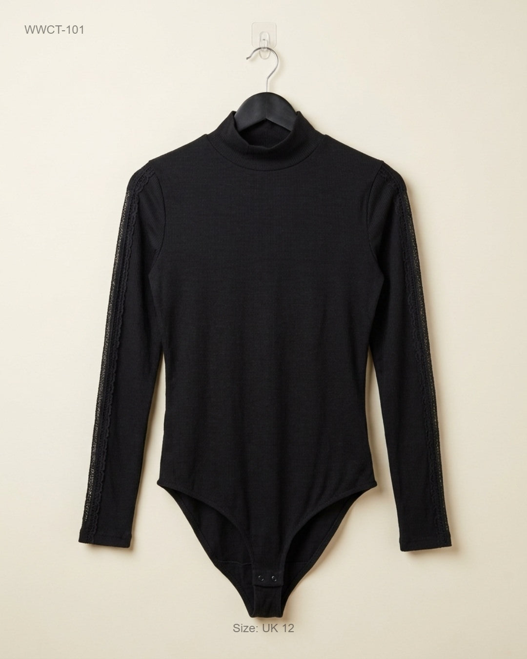 UK Imported secondhand Women Winter Crop Tops - Primark brand, Black Polyester, Excellent condition, for Women - Online Thrift Store Islamabad Pakistan