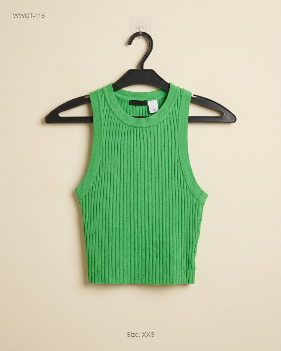 Secondhand Branded Women Winter Crop Tops by H&M, Parrot Viscose fabric, Premium condition, for Women - Online Thrift Shop Karachi Pakistan