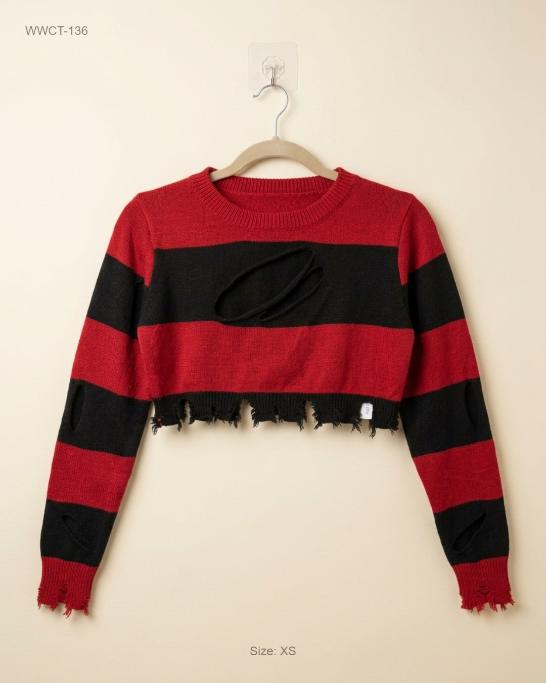 Secondhand Branded Women Winter Crop Tops by Romwe, Multi Polyester fabric, Premium condition, for Women - Online Thrift Shop Lahore Pakistan