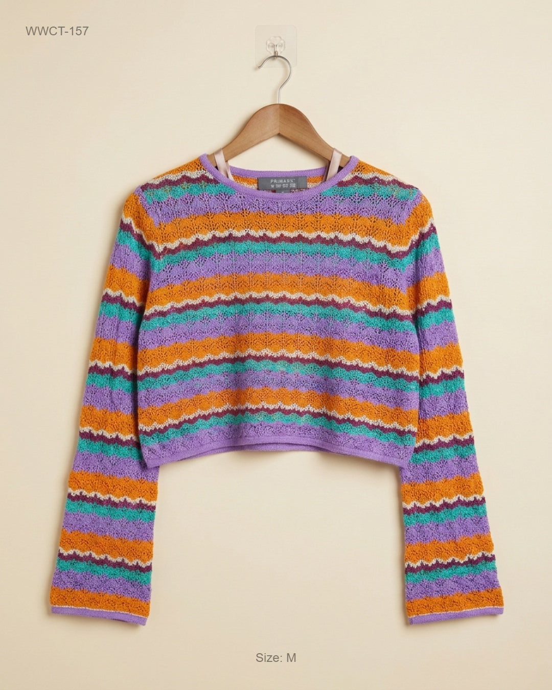 Women Winter Crop Tops | Primark | Preloved Branded | Multi Polyester | Premium | OTS Thrift Store Peshawar Pakistan