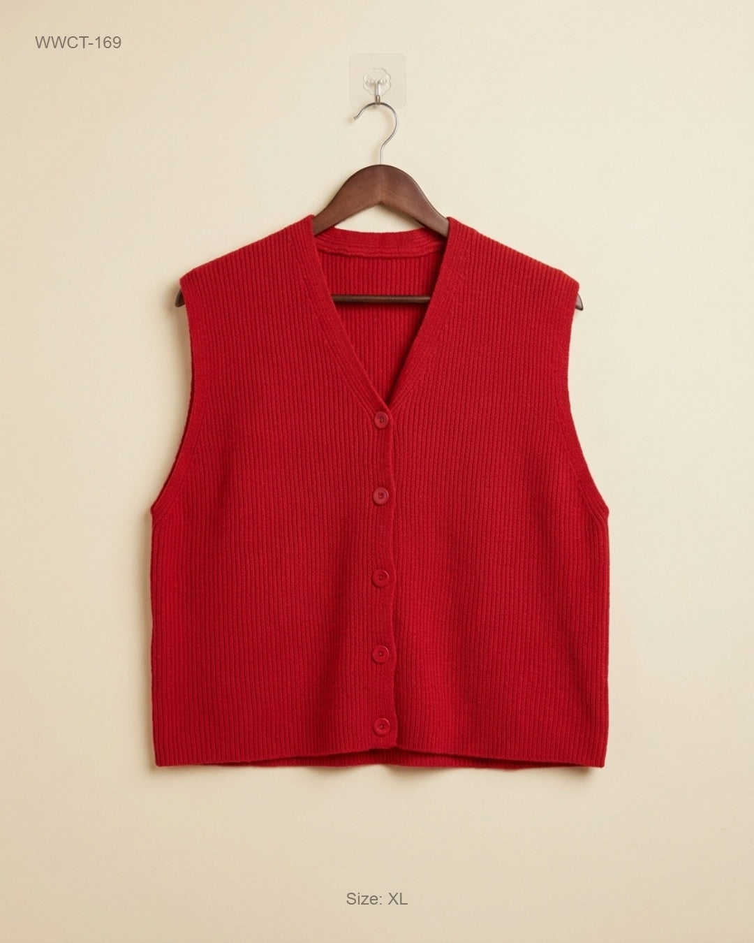 Preloved Premium Women Winter Crop Tops by Unknown, Red Polyester for Women - OTS Thrift Shop Peshawar Pakistan